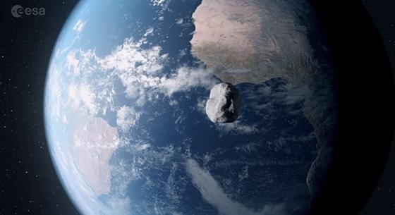 A Föld mellett húz el egy aszteroida, tízszer gyorsabb, mint egy puskagolyó