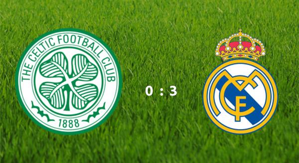 Celtic – Real Madrid 0:3 (összefoglaló)