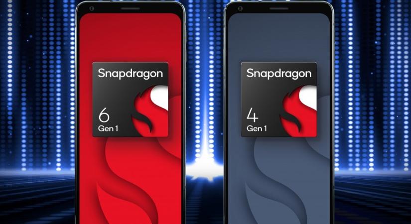 A Qualcomm bemutatta a Snapdragon 6 Gen 1 és a 4 Gen 1 lapkakészleteket