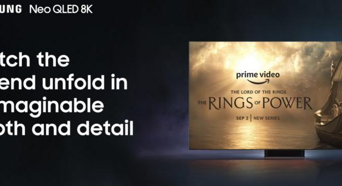 A Samsung és a Prime Video 8K minőségben kelti életre A Gyűrűk Ura: A hatalom gyűrűi sorozatot
