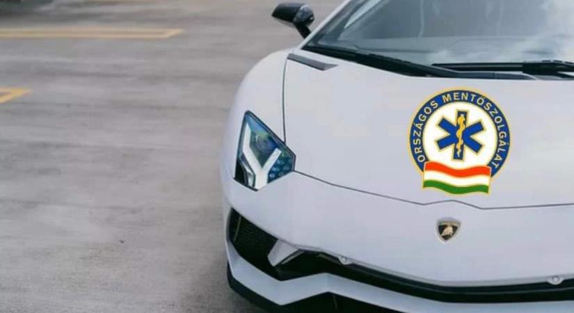 Majdnem lett egy Lamborghini mentőautó Magyarországon