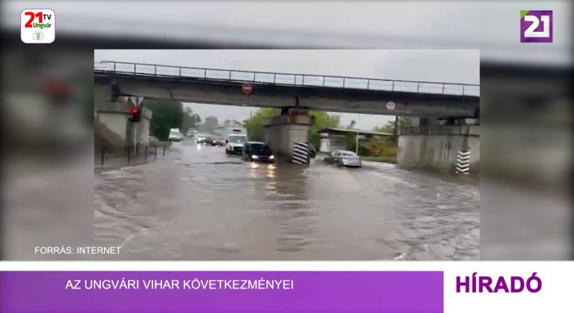 Az ungvári vihar következményei (videó)