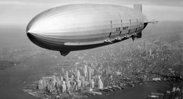 A levegőnél könnyebb anyahajókkal kísérletezett Amerika a két világháború között