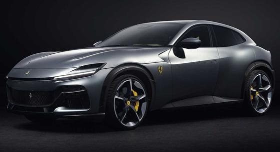 A világ legerősebb SUV-ját mostantól a Ferrari kínálja, villany és turbó nélkül