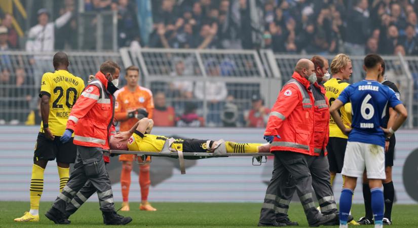 Horrorsérülést szenvedett a Borussia Dortmund húzóneve – videó