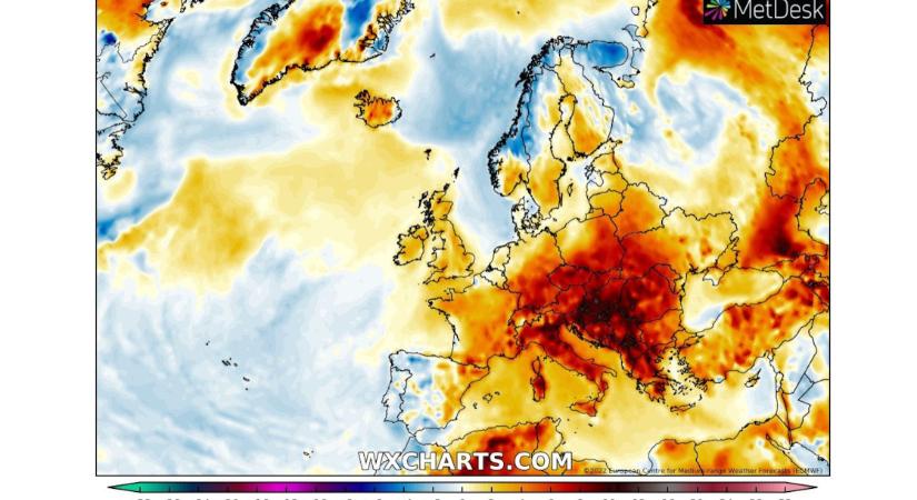 A hőhullámok miatt júliusban 16 százalékkal nőtt a halálozások száma az EU-n belül