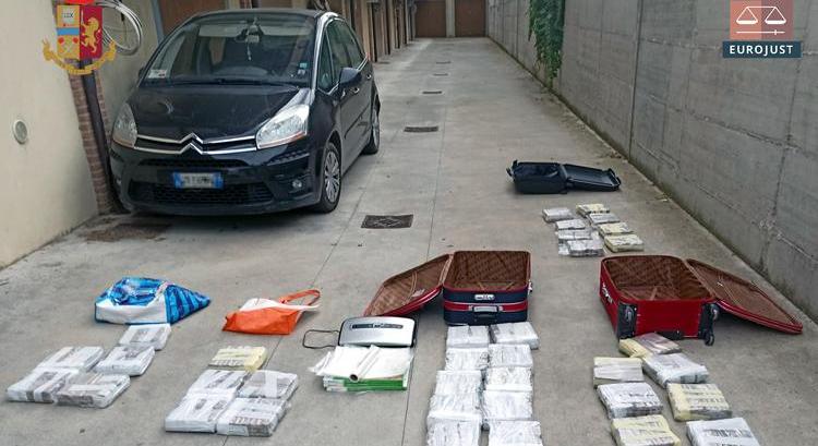 Eurojust: olasz drogkereskedőket fogtak el Spanyolországban