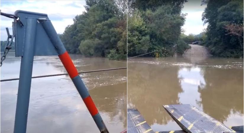 Videó: Három métert emelkedett a Tisza vízszintje Aranyosapátinál