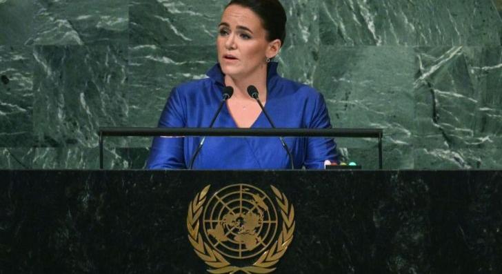 ENSZ-közgyűlés - Novák Katalin: a béke az elsődleges cél