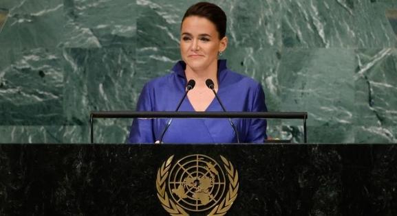 Novák Katalin az ENSZ Közgyűlése előtt: a béke legyen az elsődleges cél