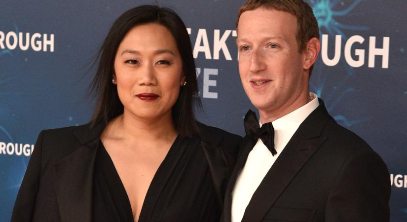 Bővül a család: harmadik kislányát várja Mark Zuckerberg felesége