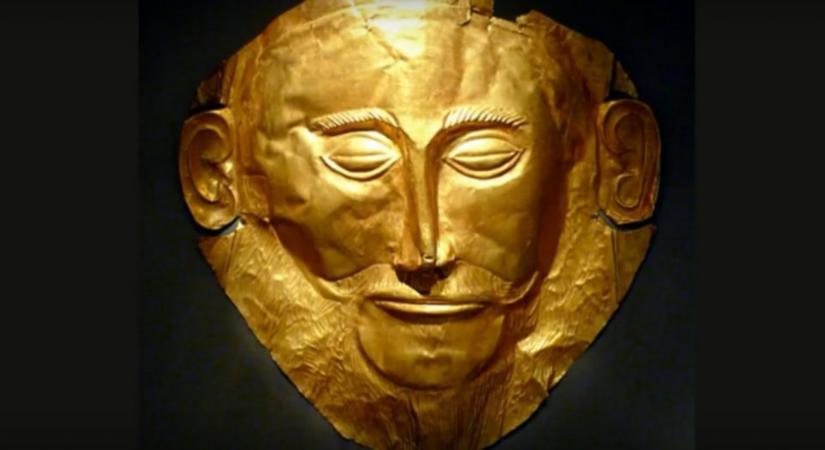 Több ezer éves, aranyból készült halotti maszkot találtak