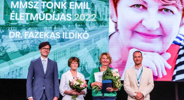 Dr. Fazekas Ildikó kapta az MMSZ Életműdíját
