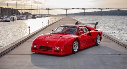 Ferrari 288 GTO Evoluzione: az F40 "nagyapja" árverésre kerül