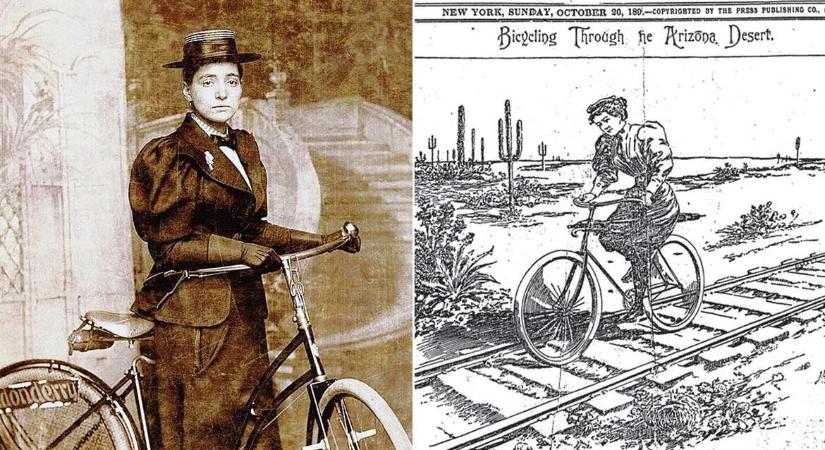 „Utazása megtestesítette a nőmozgalom és a kerékpárőrület összefonódását” – Annie Londonderry, az első nő, aki körbebiciklizte a földet