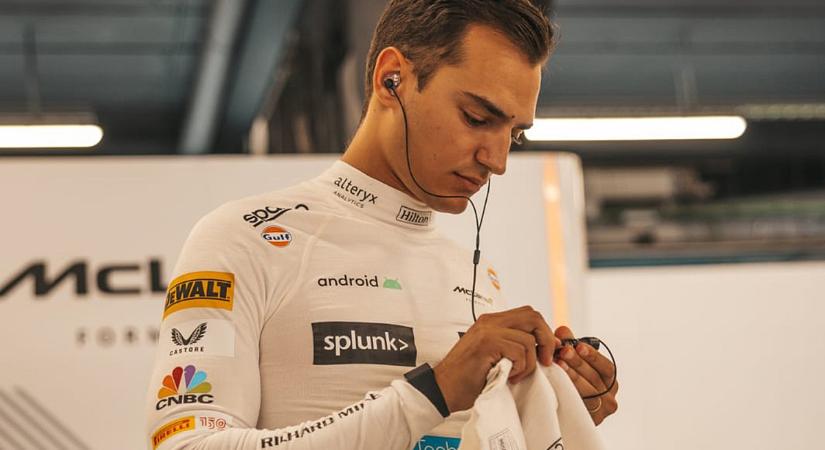 Az IndyCar-pilóta egy álma vált valóra azzal, hogy vezethette a McLaren autóját Barcelonában