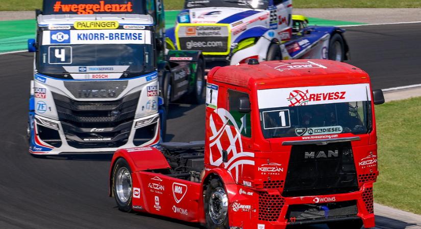 Kiss Norbert egy lépésre a címvédéstől a kamion Európa-bajnokságon