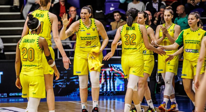 Kiütéses pécsi győzelemmel kezdett a címvédő Sopron a női kosárlabda-bajnokságban