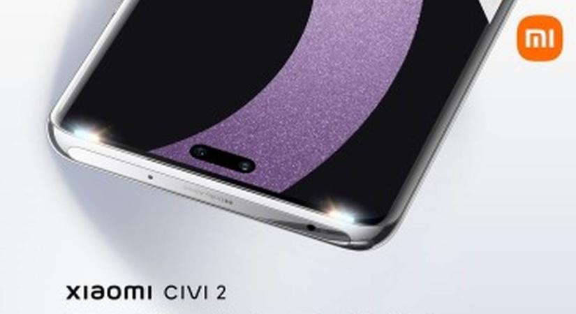 Középre helyezett, kapszula alakú kivágással érkezik a Xiaomi Civi 2