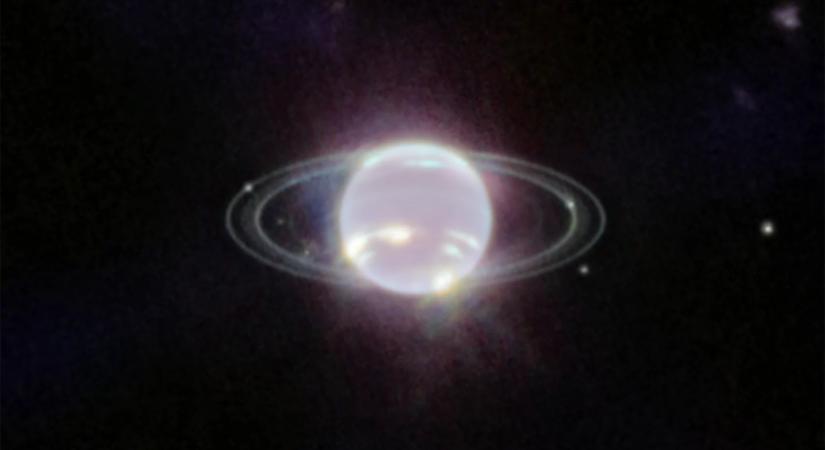 Szédítő képet készített a James Webb a Neptunuszról