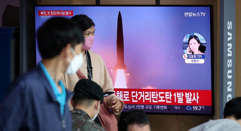 Észak-Korea újra rakétakísérletet hajtott végre