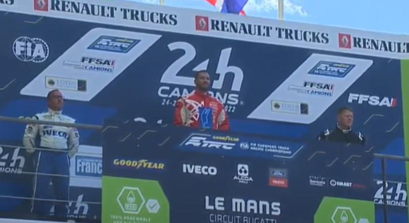 Negyedszer is Európa-bajnok lett Kiss Norbert a gyorsasági kamion Eb-n