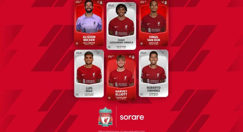 A Liverpool FC továbbfejleszti együttműködését a Sorare-val