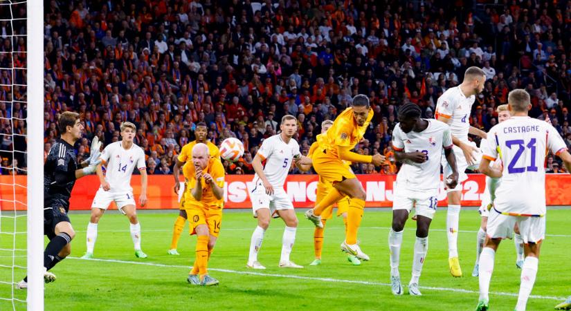 Nemzetek Ligája: van Dijk góljával Hollandia hazai pályán is legyőzte Belgiumot! – videóval