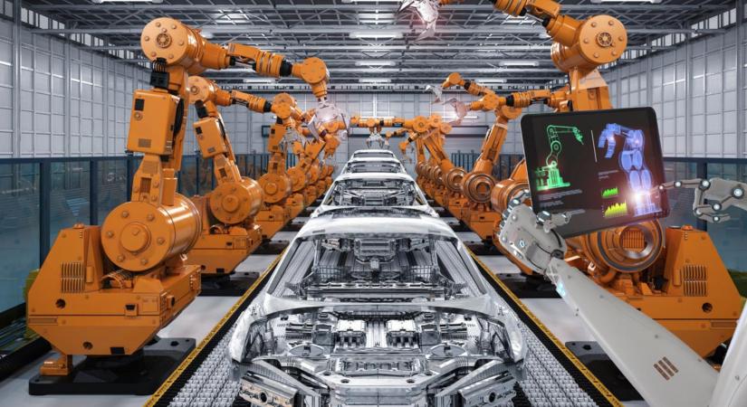 Az ipari robotok fele Kínában van