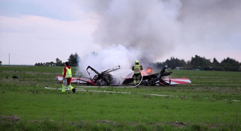 Összeakadt, majd lezuhant két kisgép, mindkét pilóta meghalt a németországi balesetben