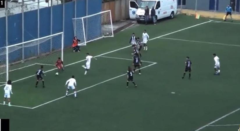 A brazil Santos focicsapatának tinédzserei gyönyörű gólt lőttek - videó