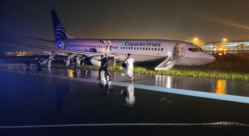 Lecsúszott a kifutópályáról egy repülőgép Panamavárosban