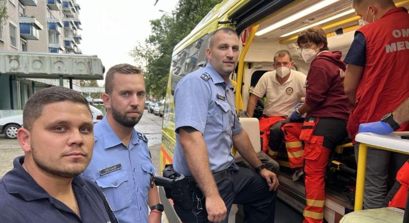 A halál torkából mentették ki a férfit a hős debreceni rendőrök
