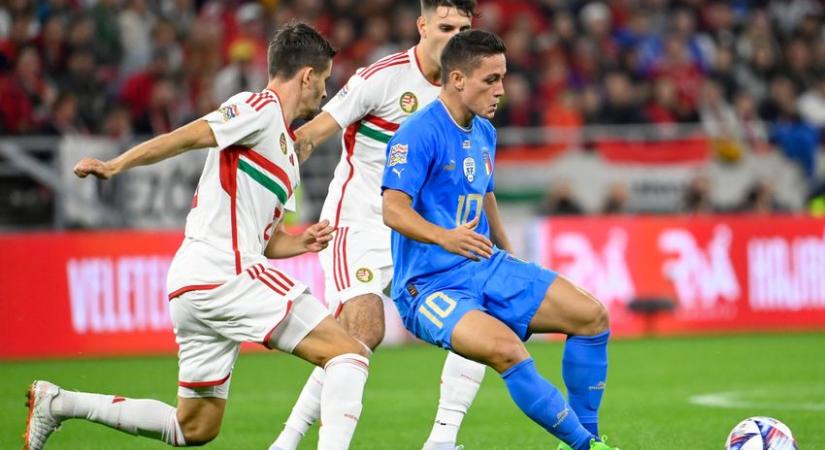 Magyar-olasz: vége az első félidőnek: 0-1