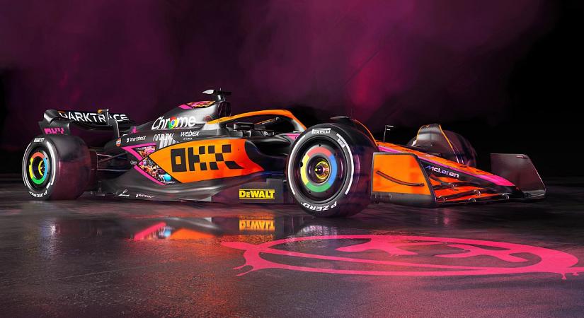 Különleges festéssel fog versenyezni a McLaren Szingapúrban és Japánban: itt a Future Mode!