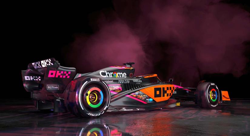 Vagány külsőt kapnak a McLaren autói a következő két F1-es versenyen