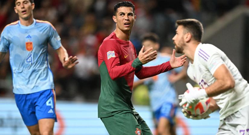 Hülyét csináltak a spanyolok a portugál válogatottból