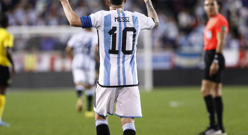 Felkészülés: Argentína simán legyőzte Jamaikát, Messi duplázott