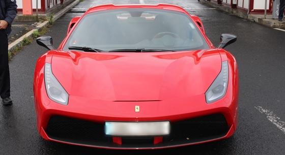 Kétféle rendszámmal is létezett egy Ferrari, amit elkaptak Letenyénél