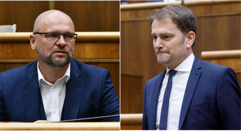 Matovič szerint Sulík a belügyminiszter fejét is megígérte az ellenzéknek, ha segítenek leváltani az OĽaNO elnökét