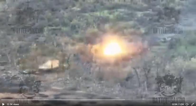 21. századi tankcsata: közvetlen közelről lőtték egymást az oroszok és az ukránok (videó) (videó)