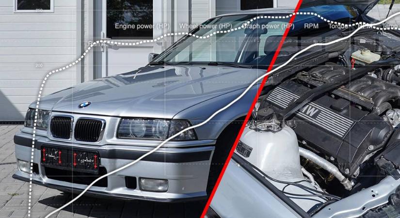 Mennyi? 30! Elkészült Novoth Tibi tökéletes BMW-je - Erőmérő: Novoth Tibi BMW 330ti-je