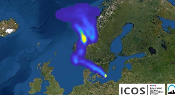 Videón az óriási gázfelhő, ami Svédország és Norvégia fölött kezdett keringeni