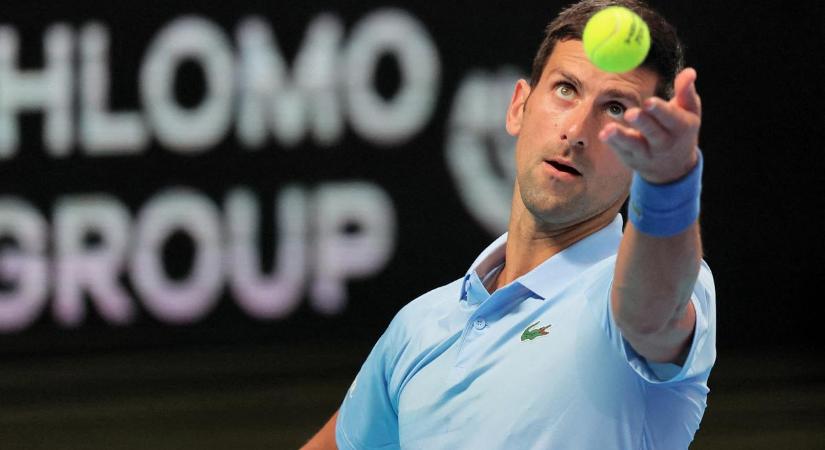 Tenisz: Djokovics a négy közé jutott Tel-Avivban