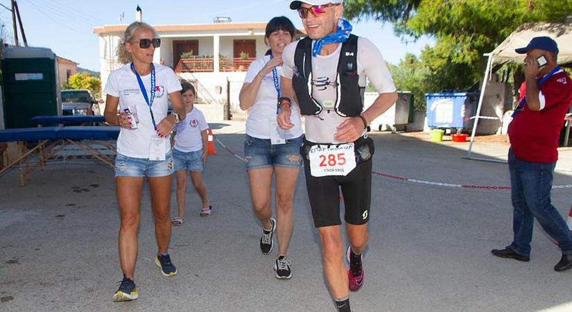 Ultrafutás: Erős Tibor magyar rekordot futott a Spartathlonon