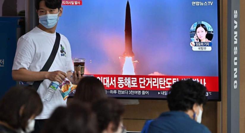 Vészjósló: Észak-Korea „gyanús ballisztikus rakétát” lőtt ki a Japán-tenger felé
