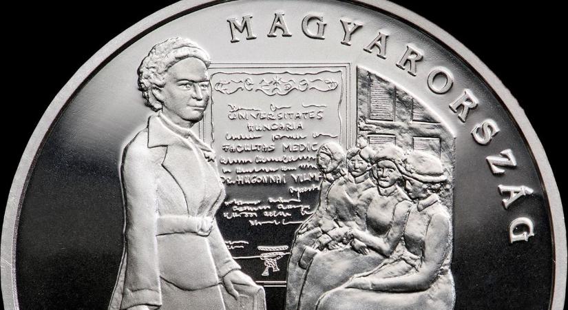 Különleges emlékérmét adtak ki az első magyar orvosnő tiszteletére