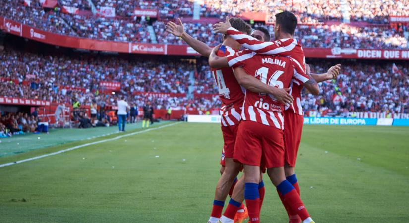 La Liga: idegenben gyűrte le az Atlético Madrid a Sevillát – videóval