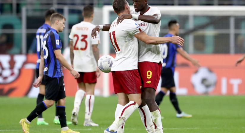 Serie A: Mourinho nélkül, idegenben nyert az AS Roma az Inter ellen! – videóval
