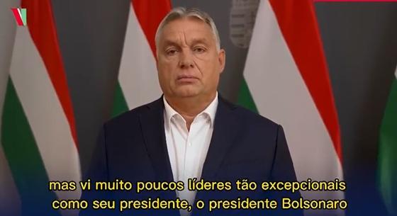 Az újrainduló brazil elnök Bolsonarónak kampányol Orbán Viktor – videó